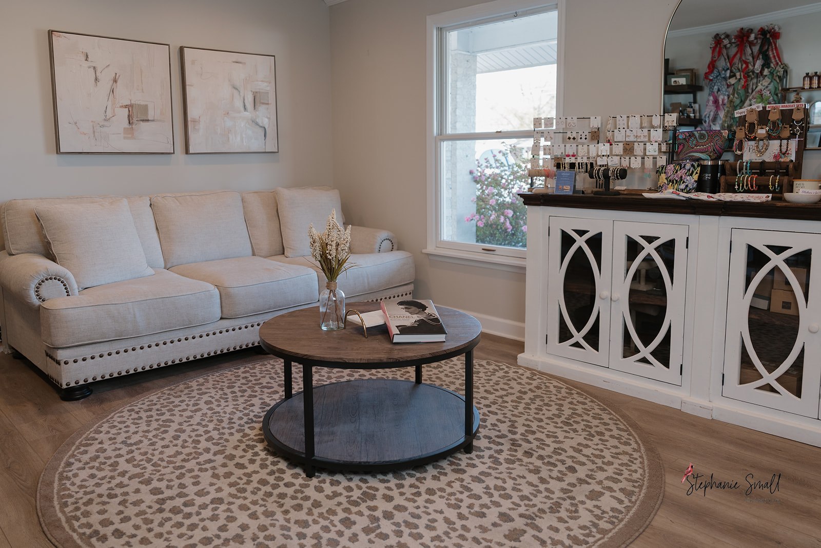 Blush Salon Lounge Area